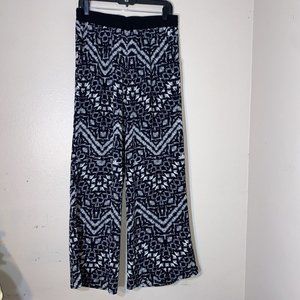 Sanctuary Black and White Wide Leg Pants